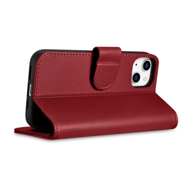 Dėklas iCarer Wallet Case 2in1 iPhone 14 Raudonas (WMI14220725-RD) 7