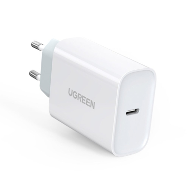 Įkroviklis buitinis Ugreen CD127 USB-C 30W baltas