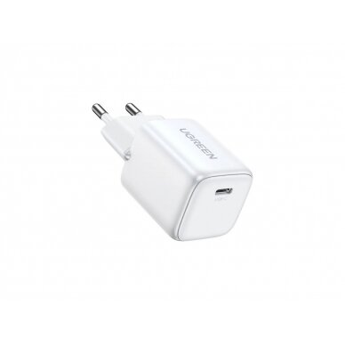 Įkroviklis buitinis Ugreen CD319 Nexode GaN USB-C 30W baltas