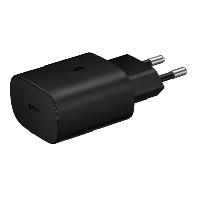 Įkroviklis originalus Samsung Super Fast Charging PD EP-TA800 25W pakuotėje juodas