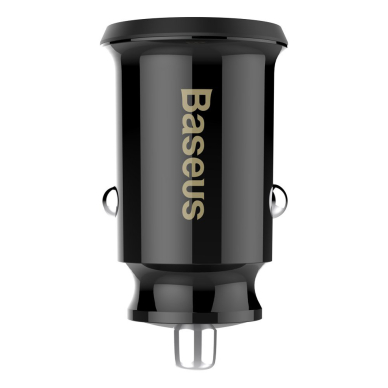 [Užsakomoji prekė] Įkroviklis Auto USB, 5V, 3.1A - Baseus Grain (CCALL-ML01) - Juodas 2