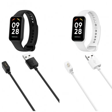 [Užsakomoji prekė] Įkroviklis  Xiaomi Watch, Mi Band 8, USB, 3.5W, 1m - Techsuit (TXC3) - Juodas 6