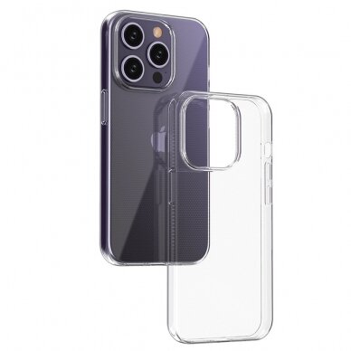 iPhone 15 Pro case from the Ultra Clear series in transparent color 1