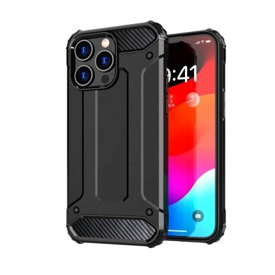 Dėklas Hybrid Armor iPhone 15 Pro - Mėlynas 1