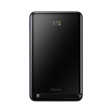 Išorinė baterija Baseus Magnetic Bracket Wireless Fast Charge Power Bank 10000mAh 20W Juoda 1