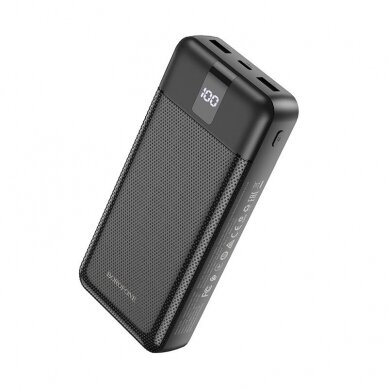 Išorinė baterija Power Bank Borofone BJ20A 5 Output 3 Input 20000mAh juoda 1