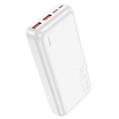 Išorinė baterija Power Bank Hoco J101A PD 20W+Quick Charge 3.0 22.5W 20000mAh balta