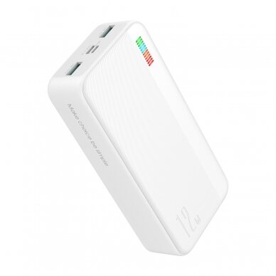 Išorinė baterija Power Bank Joyroom JR-T018 12W 30000mAh balta