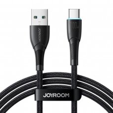 Joyroom Starry series SA32-AC6 100W USB-A / USB-C Kabelis 1m - Juodas