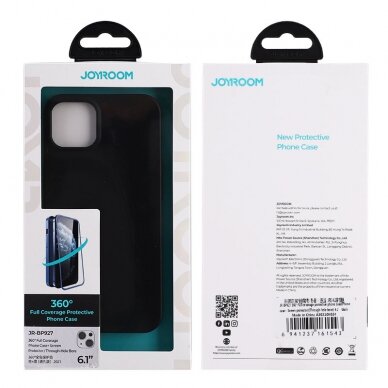 Pilnai dengiantis dėklas Joyroom 360 Full Case iPhone 13 Pro Max + apsauginis stiklas mėlynas (JR-BP928 blue) 4