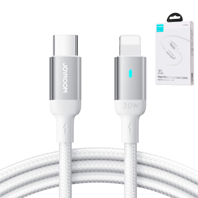 Joyroom cable USB C - Lightning 20W A10 Series 1.2 m white (S-CL020A10) 5