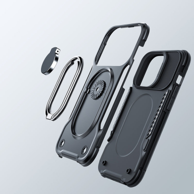 Dėklas Joyroom Dual Hinge iPhone 14 Juodas 4