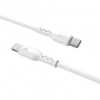 Akcija! Joyroom Flash-Charge Series SA26-CL3 USB-C / Lightning cable 30W 1m - white 3