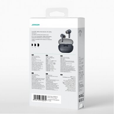 Joyroom Jbuds Series JR-BB1 TWS wireless in-ear ausinės - Juodas 5