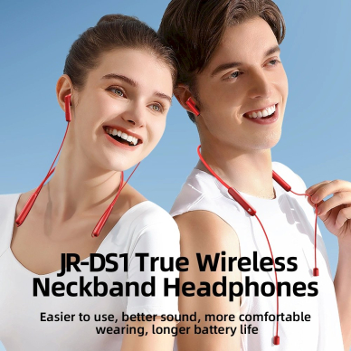 Joyroom JR-DS1 sports wireless neckband Ausinės - red 8