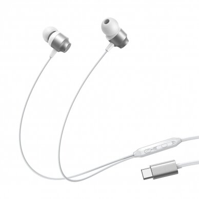 Joyroom JR-EC06 USB-C in-ear Ausinės - silver 6