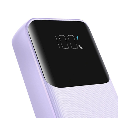 Joyroom JR-PBC06 mini power bankbuilt-in USB-C / Lightning Kabeliss 30W 10000mAh - violetinis 4