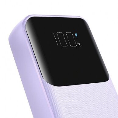 Joyroom JR-PBC07 20000mAh 30W mini power bankUSB-C Lightning Kabeliss - violetinis 2