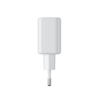 Joyroom JR-TCF05 20W USB-C / USB-A Fast Dual Port Wall Charger - White + USB-C - Lightning 1m 5