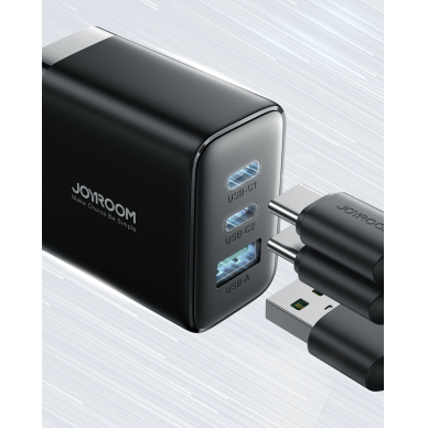 Joyroom JR-TCF10 fast charger 2x USB-C USB-A 32W - black 7