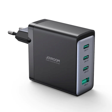 Joyroom JR-TCG04EU 100W GaN charger 3x USB-C USB-A + USB-C / USB-C cable 100W - black 2