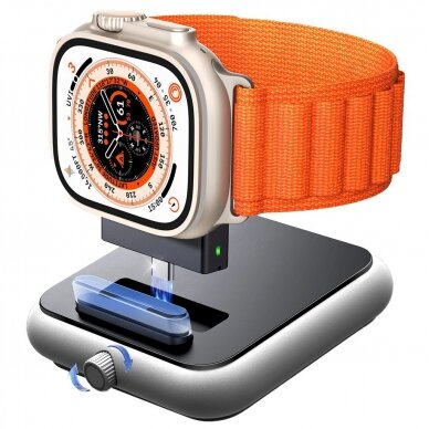 Joyroom JR-WQW03 wireless Įkroviklis  Apple Watch smartwatches - Juodas