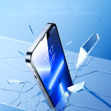 Ekrano apsauga Joyroom Knight glass with mounting kit iPhone 14 (JR-H09) 7