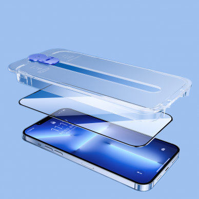 Ekrano apsauga Joyroom Knight glass with mounting kit iPhone 14 (JR-H09) 8