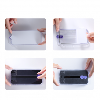 Ekrano apsauga Joyroom Knight glass with mounting kit iPhone 14 (JR-H09) 2