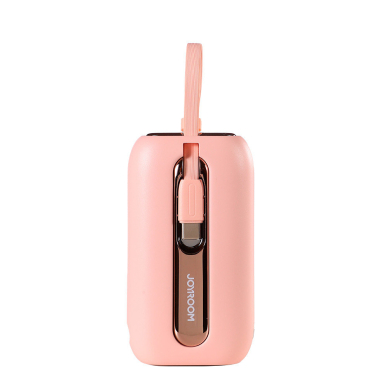 Joyroom powerbank 10000mAh Colorful Series 22.5W with 2 built-in USB C and Lightning cables pink (JR-L012) 8