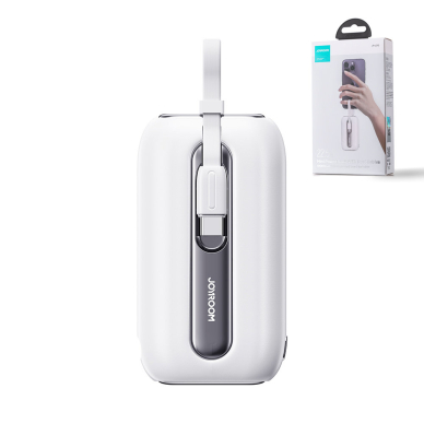 Joyroom powerbank 10000mAh Colorful Series 22.5W with 2 built-in USB C and Lightning cables white (JR-L012) 7