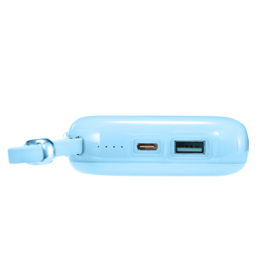 Joyroom powerbank 10000mAh Jelly Series 22.5W with built-in Lightning cable blue (JR-L003) 1