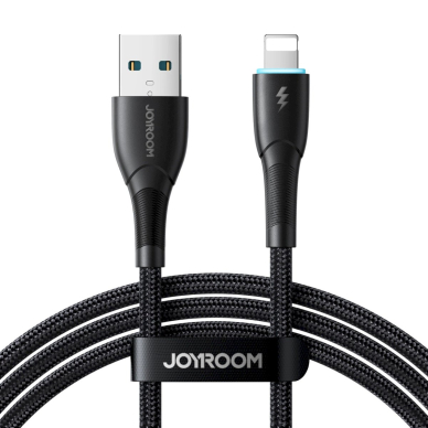 Joyroom Starry Series SA32-AL3 3A USB-A / Lightning Kabelis 1m - Juodas