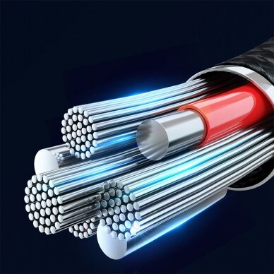 Joyroom USB cable - Lightning for charging / data transmission 2,4A 20W 2m Juodas (S-UL012A20) 1