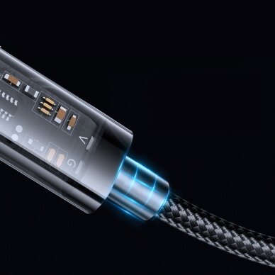 Joyroom USB cable - Lightning for charging / data transmission 2,4A 20W 2m Juodas (S-UL012A20) 7