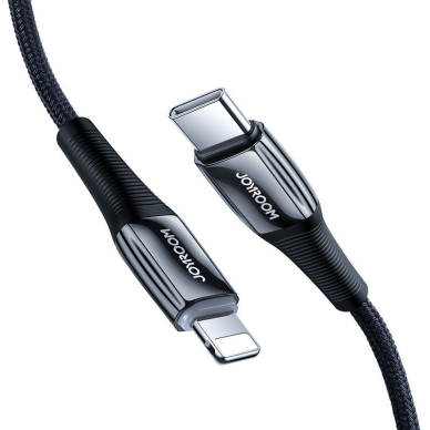 Kabelis Joyroom USB Type C - Lightning 20W 2.4A 1.2m Juodas (S-1224K2 Black) 1