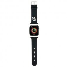 Karl Lagerfeld 3D Rubber Karl Head Apyrankė Apple Watch 42/44/45/49mm - Juodas