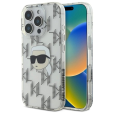 Dėklas Karl Lagerfeld IML Karl Head Electroplated  iPhone 16 Pro Max - Skaidrus