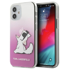 Akcija! Originalus Karl Lagerfeld Dėklas Klhcp12Scfnrcpi Iphone 12 Mini Rožinis Choupette Fun