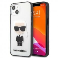 Originalus dėklas Karl Lagerfeld KLHCP13SHIKCK iPhone 13 mini 5.4 Permatomas Ikonik Karl