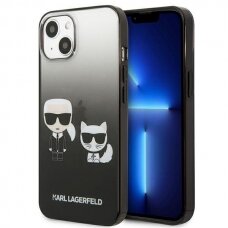 Originalus dėklas Karl Lagerfeld KLHCP13STGKCK iPhone 13 mini juodas