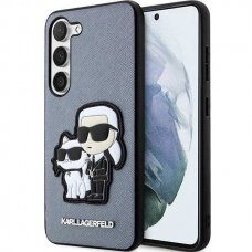 Dėklas Karl Lagerfeld KLHCS23MSANKCPG Samsung Galaxy S23 Plus Pilkas