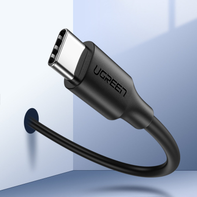 Akcija! Kabelis Ugreen USB Type C 3A 1m Juodas (US286)  9