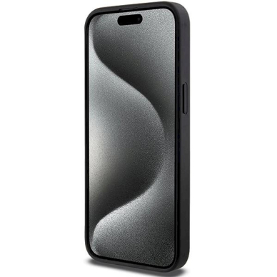 Karl Lagerfeld Gripstand Saffiano Choupette Pins Dėklas skirtas iPhone 13 Pro / 13 - Juodas 3