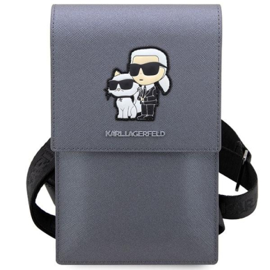 Rankinė Karl Lagerfeld Handbag Choupette KLWBSAKCPMG Sidabrinė 1