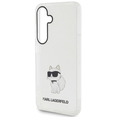 Karl Lagerfeld IML Choupette dėklas Samsung Galaxy S24 - Permatomas 5