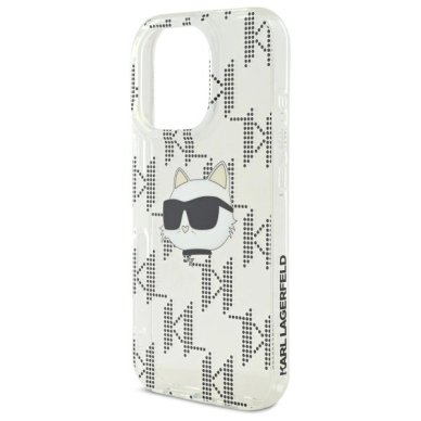 Dėklas Karl Lagerfeld IML Choupette Head Electroplated iPhone 16 Pro  - Skaidrus 5