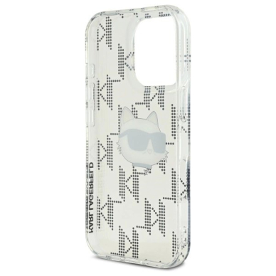 Dėklas Karl Lagerfeld IML Choupette Head Electroplated iPhone 16 Pro  - Skaidrus 6