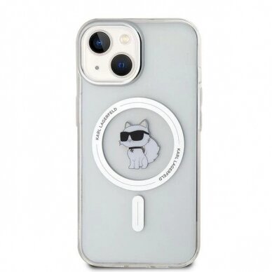 Karl Lagerfeld IML Choupette MagSafe dėklas iPhone 12 / 12 Pro - Permatomas