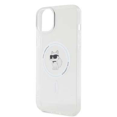 Karl Lagerfeld IML Choupette MagSafe case for iPhone 15 Plus - transparent 5